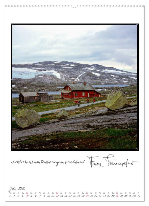 Norwegen analog (CALVENDO Premium Wandkalender 2026)