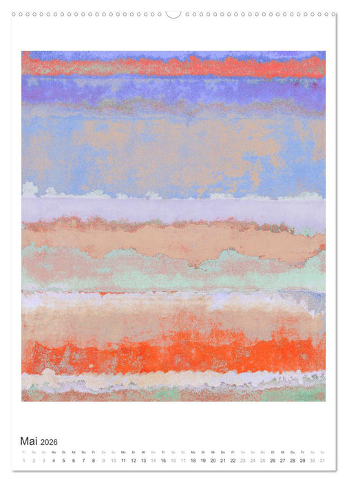 Ein leuchtendes Jahr: Abstrakte Kunst von Inga Pint (CALVENDO Premium Wandkalender 2026)