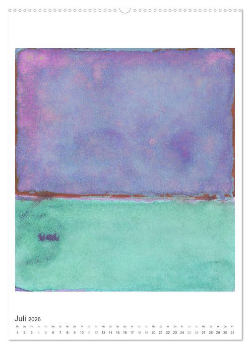 Ein leuchtendes Jahr: Abstrakte Kunst von Inga Pint (CALVENDO Premium Wandkalender 2026)