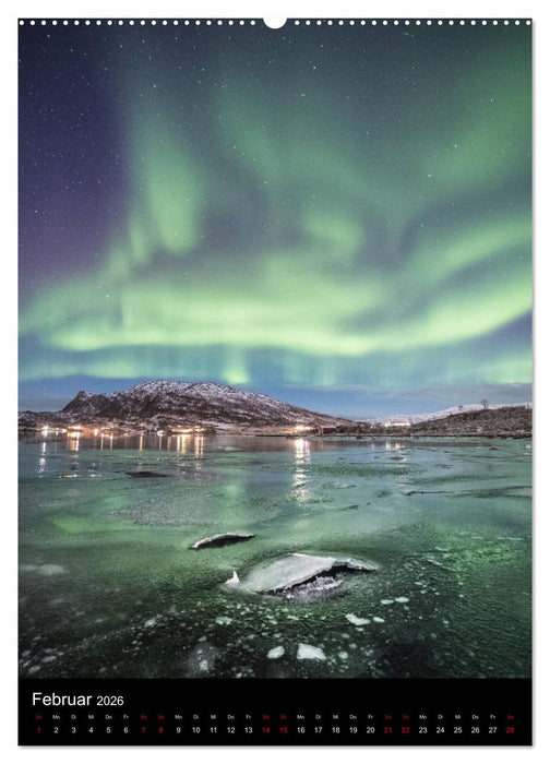 Nordlichtnächte (CALVENDO Wandkalender 2026)