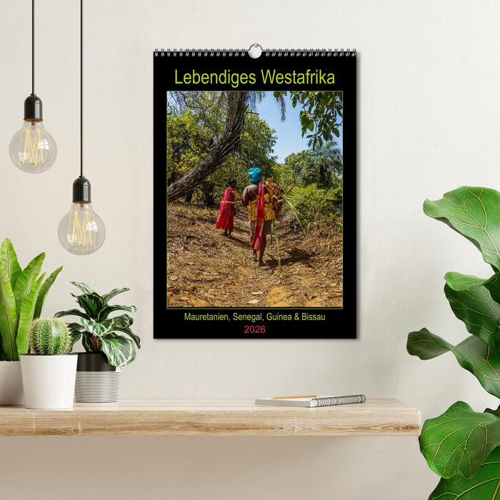 Lebendiges Westafrika - Mauretanien, Senegal, Guinea, Bissau (CALVENDO Wandkalender 2026)