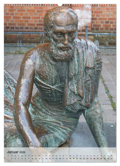 Historisches Güstrow (CALVENDO Wandkalender 2026)