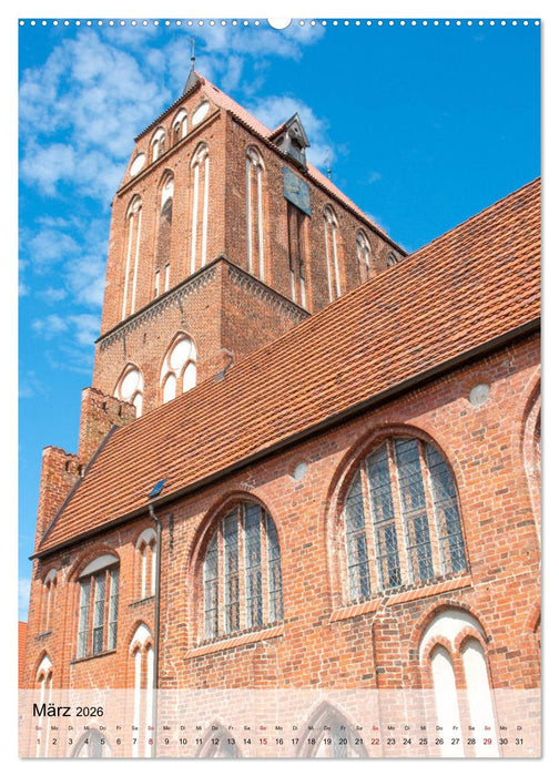 Historisches Güstrow (CALVENDO Wandkalender 2026)