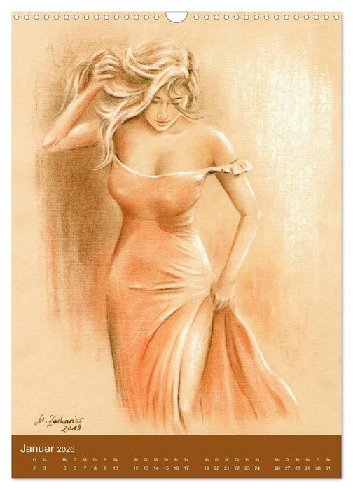 Kunst und Erotik 2026 - Marita Zacharias (CALVENDO Wandkalender 2026)