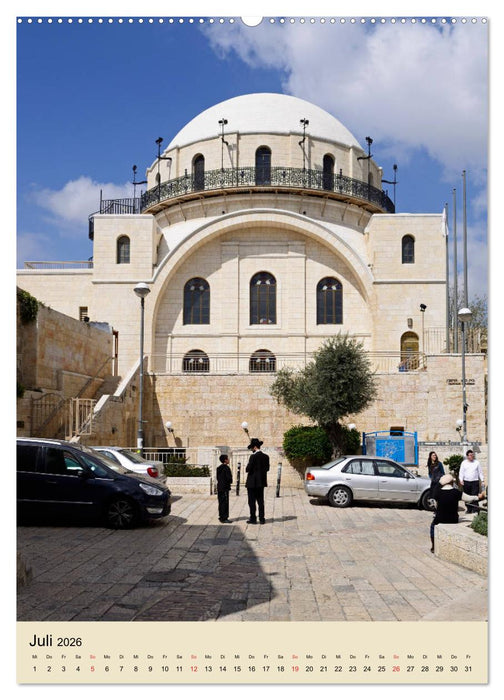 Jerusalem - Jeruschalajim (CALVENDO Premium Wandkalender 2026)