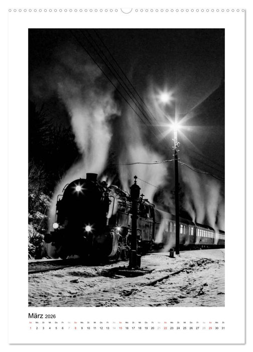 Dampfzüge vor 40 Jahren (CALVENDO Premium Wandkalender 2026)
