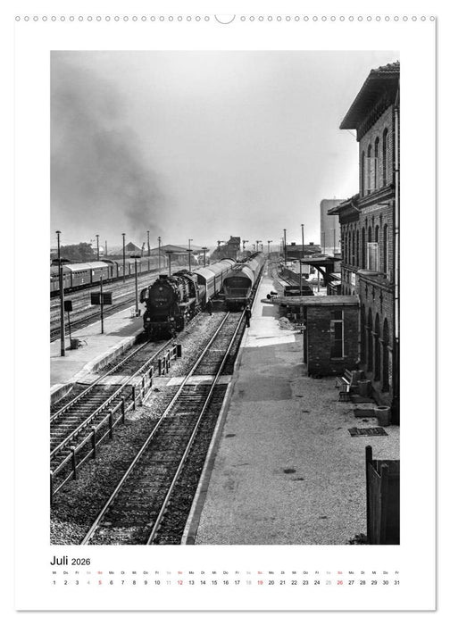 Dampfzüge vor 40 Jahren (CALVENDO Premium Wandkalender 2026)