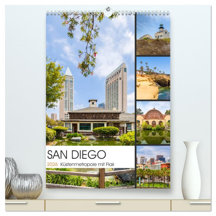 SAN DIEGO Küstenmetropole mit Flair (CALVENDO Premium Wandkalender 2026)