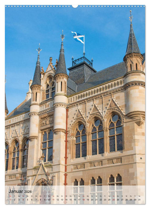 Schottland -Schottische Highlands (CALVENDO Premium Wandkalender 2026)