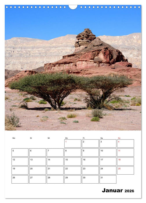 Israel - Der Monatsplaner 2026 (CALVENDO Wandkalender 2026)