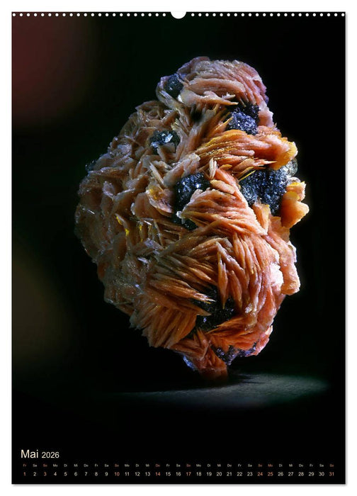 ZAUBERHAFTE MINERALIEN designed by nature (CALVENDO Wandkalender 2026)