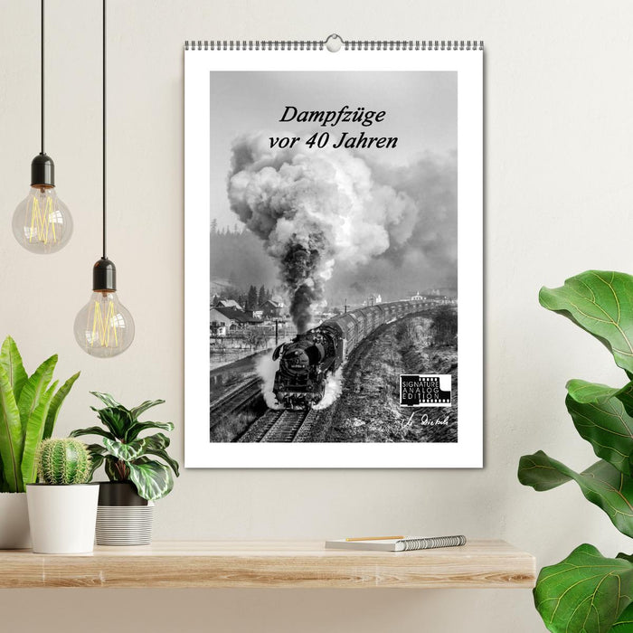 Dampfzüge vor 40 Jahren (CALVENDO Wandkalender 2026)