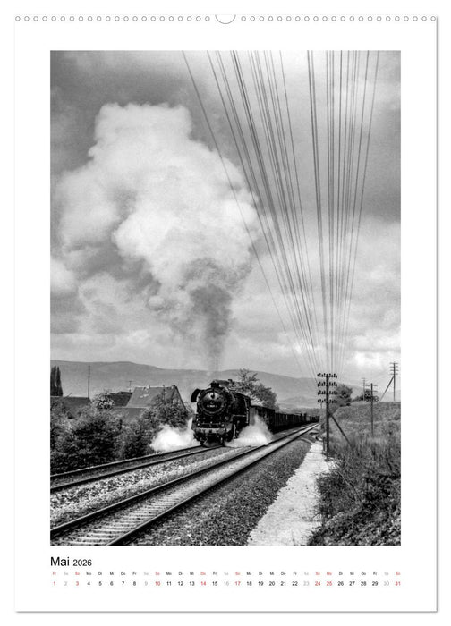 Dampfzüge vor 40 Jahren (CALVENDO Wandkalender 2026)