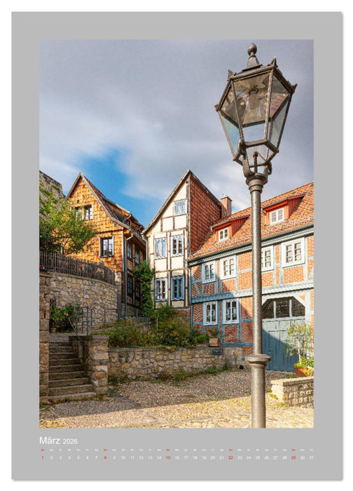 Quedlinburg - Königspfalz & Mitglied der Hanse (CALVENDO Wandkalender 2026)