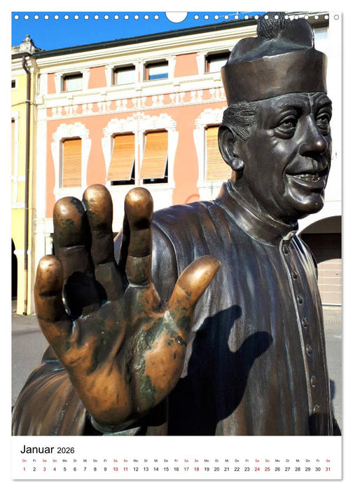 Filmstadt Brescello (CALVENDO Wandkalender 2026)