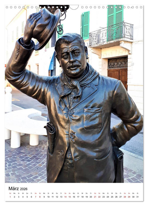 Filmstadt Brescello (CALVENDO Wandkalender 2026)