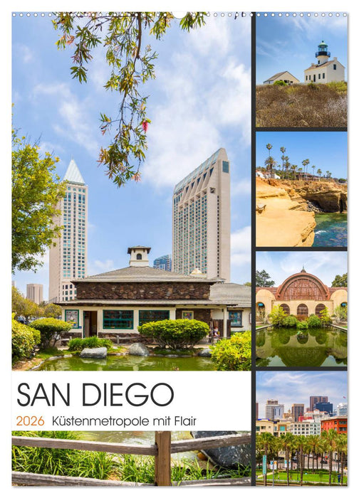SAN DIEGO Küstenmetropole mit Flair (CALVENDO Wandkalender 2026)
