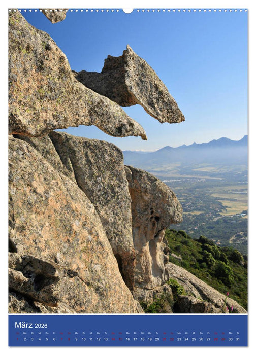 Korsika - Felsen und Meer (CALVENDO Premium Wandkalender 2026)