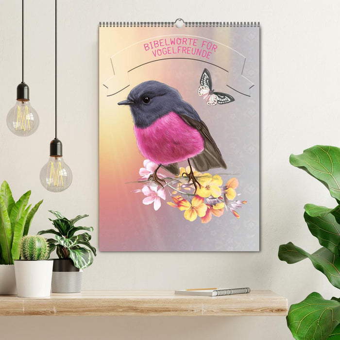 Bibelworte für Vogelfreunde (CALVENDO Wandkalender 2026)
