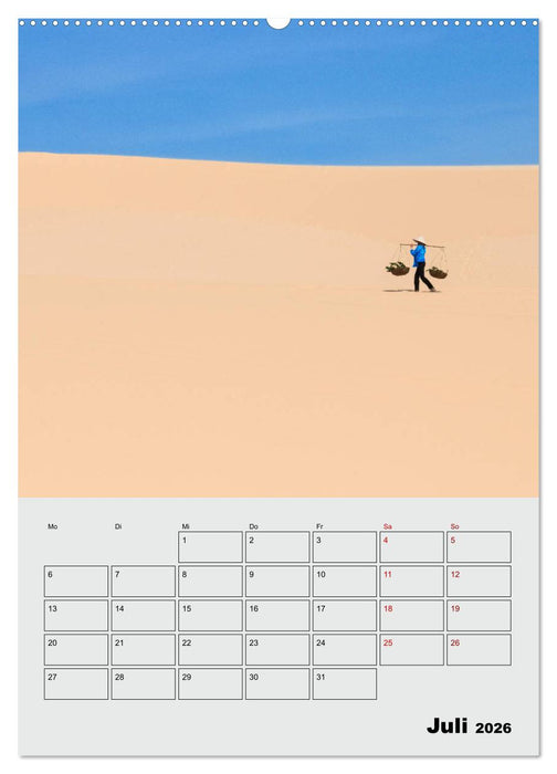 VIETNAM - Mein Urlaubsplaner (CALVENDO Premium Wandkalender 2026)
