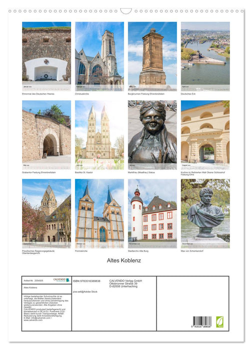 Altes Koblenz (CALVENDO Wandkalender 2026)