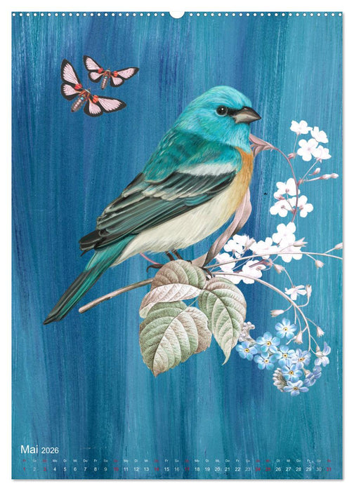 Wunderbare märchenhafte Welt der Vögel (CALVENDO Wandkalender 2026)