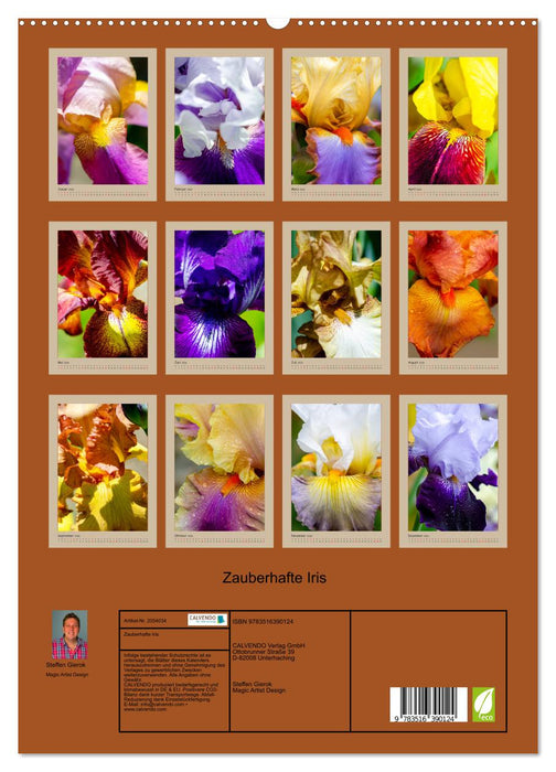 Zauberhafte Iris (CALVENDO Premium Wandkalender 2026)