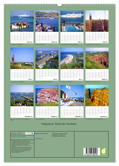 Helgoland, Perle der Nordsee (CALVENDO Premium Wandkalender 2026)