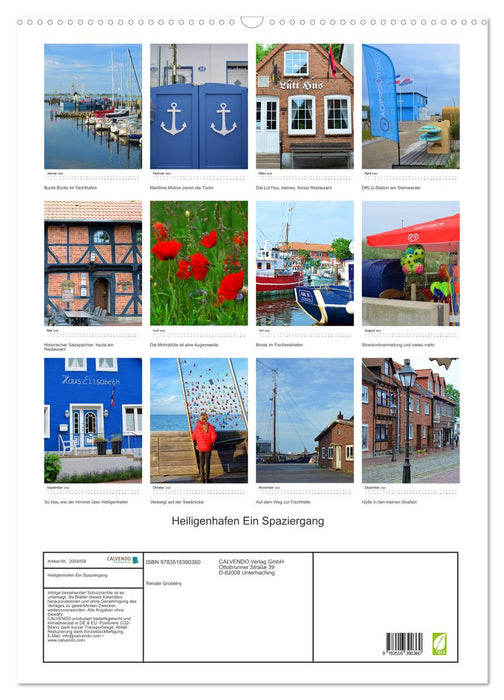 Heiligenhafen Ein Spaziergang (CALVENDO Wandkalender 2026)