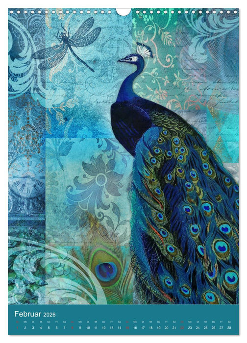 Vintagekunst Collagen (CALVENDO Wandkalender 2026)