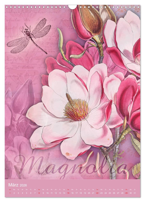 Vintagekunst Collagen (CALVENDO Wandkalender 2026)