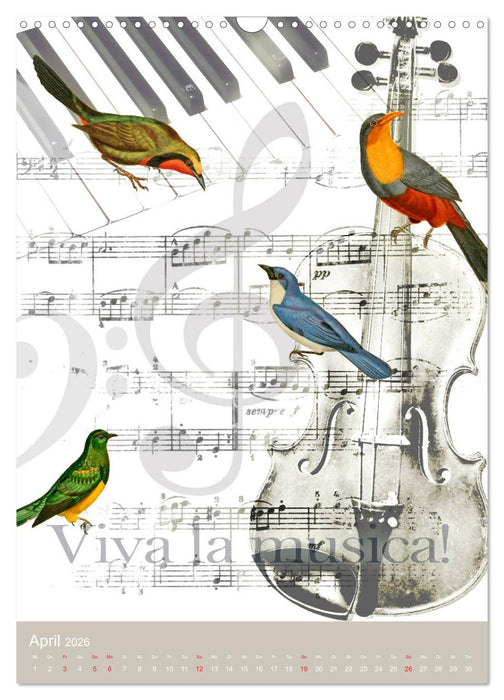 Vintagekunst Collagen (CALVENDO Wandkalender 2026)