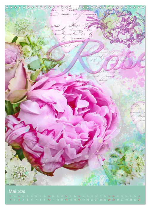 Vintagekunst Collagen (CALVENDO Wandkalender 2026)