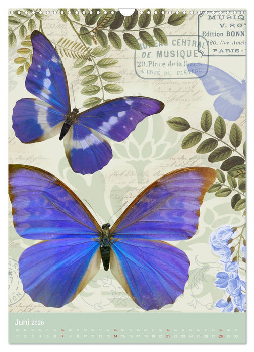 Vintagekunst Collagen (CALVENDO Wandkalender 2026)