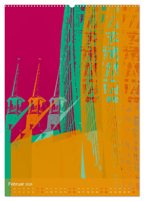 Pop-Artiges Köln (CALVENDO Premium Wandkalender 2026)