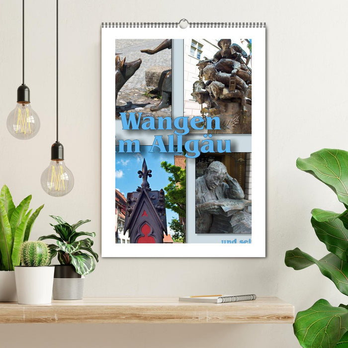 Wangen im Allgäu und seine schönen Brunnen (CALVENDO Wandkalender 2026)