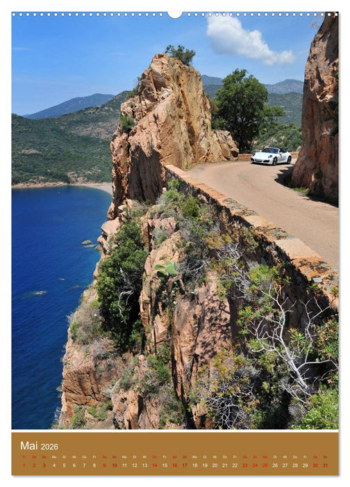 Korsika - Felsen und Meer (CALVENDO Wandkalender 2026)