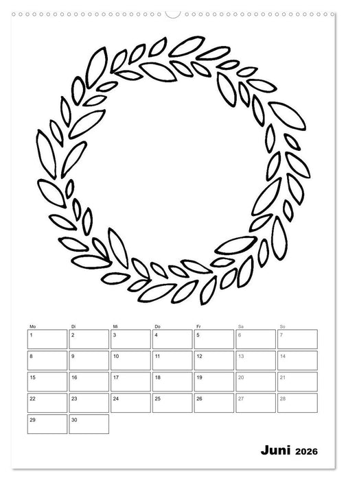 Rahmen Bastel-Kalender - DIY Fotos-Sprüche-Zitate (CALVENDO Wandkalender 2026)