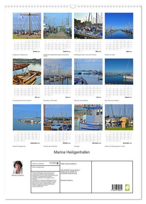 Marina Heiligenhafen (CALVENDO Wandkalender 2026)