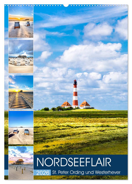 NORDSEEFLAIR - St. Peter Ording und Westerhever (CALVENDO Wandkalender 2026)