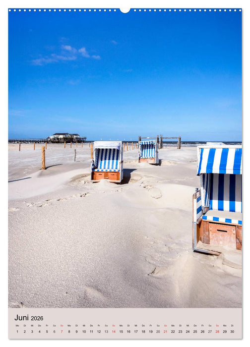 NORDSEEFLAIR - St. Peter Ording und Westerhever (CALVENDO Wandkalender 2026)