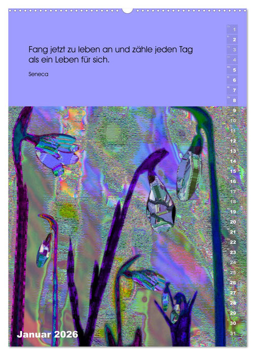 Philosophische Inspirationen Wandkalender 2026 (CALVENDO Premium Wandkalender 2026)