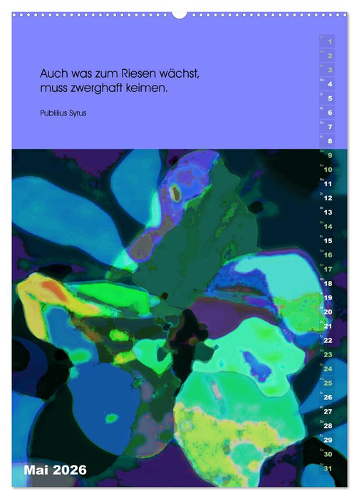 Philosophische Inspirationen Wandkalender 2026 (CALVENDO Premium Wandkalender 2026)
