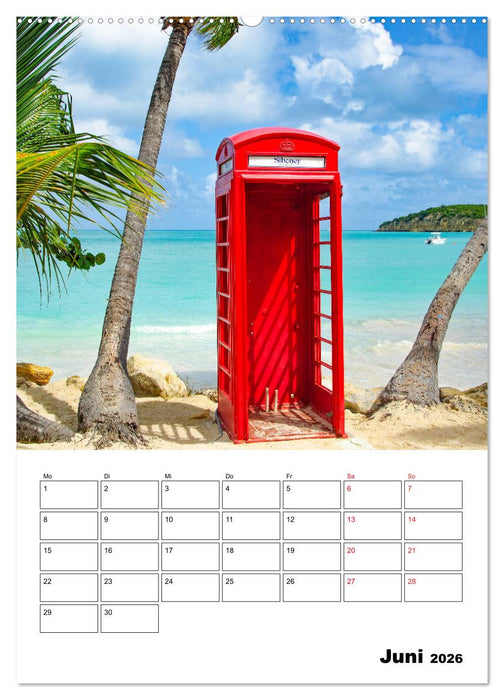 Karibik pur - mit Charme und Zauber (CALVENDO Premium Wandkalender 2026)