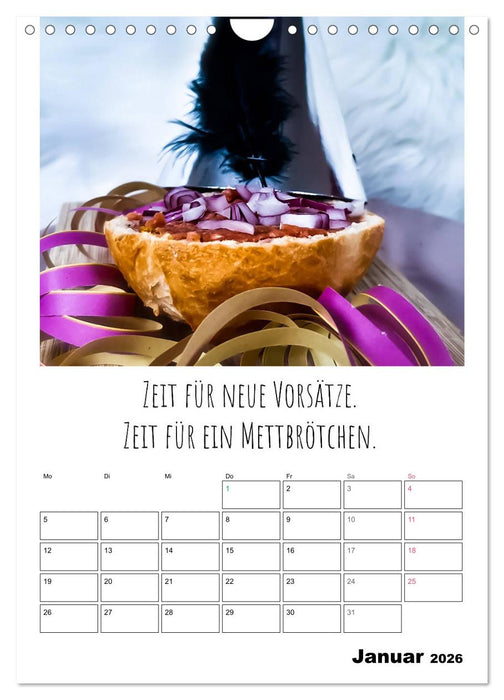 Mettkalender - Spread Some Mett. (CALVENDO Wandkalender 2026)