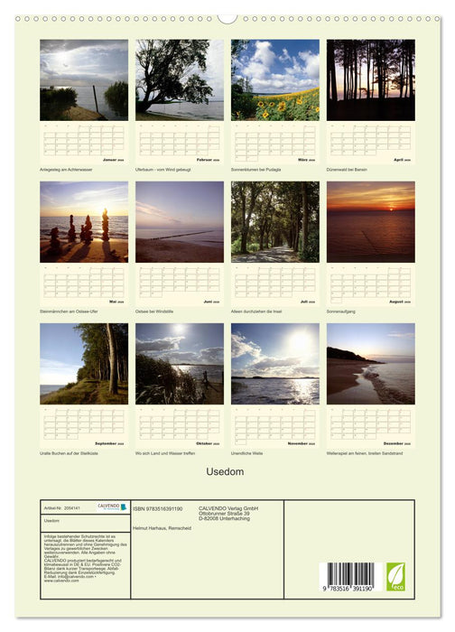 Usedom (CALVENDO Premium Wandkalender 2026)
