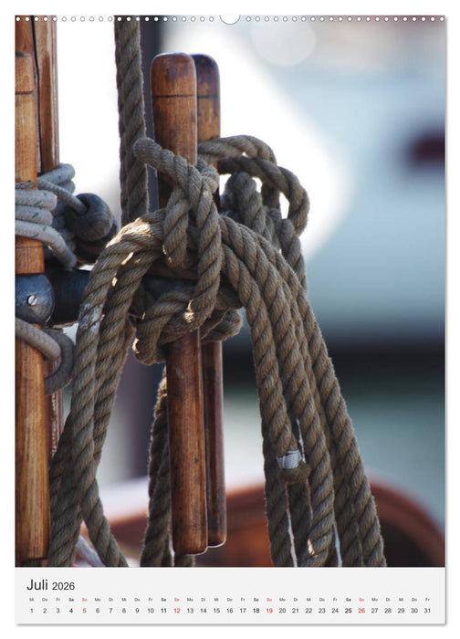 Nostalgische Segler-Details (CALVENDO Premium Wandkalender 2026)