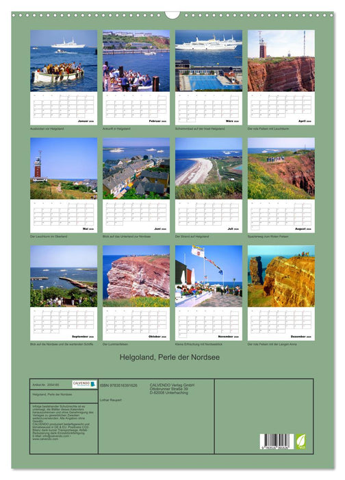 Helgoland, Perle der Nordsee (CALVENDO Wandkalender 2026)