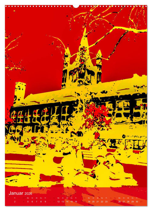 Pop-Artiges Köln (CALVENDO Wandkalender 2026)