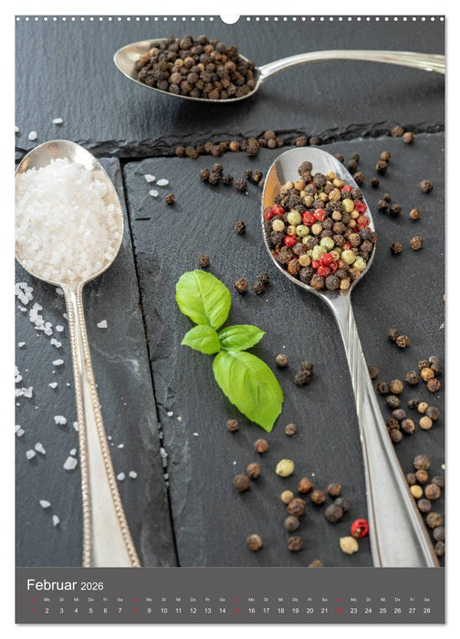 Gewürze der Sinne (CALVENDO Premium Wandkalender 2026)